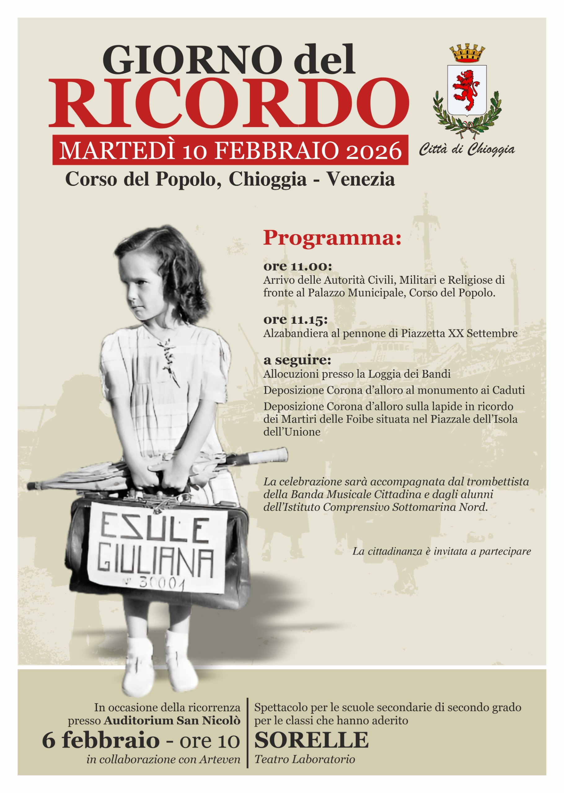 Giorno del ricordo 2026